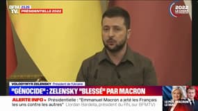 Refus d'utiliser le terme "génocide": le président ukrainien se dit "blessé" par Emmanuel Macron