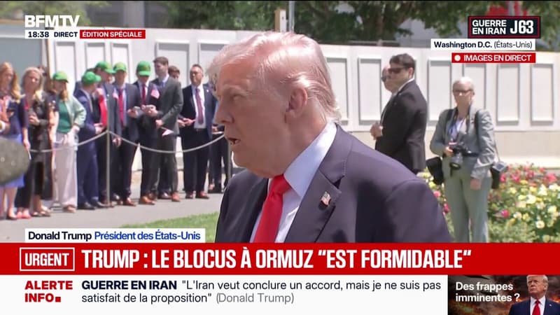 Iran: "Quand la guerre sera terminée, le prix de l'essence redescendra", assure Donald Trump