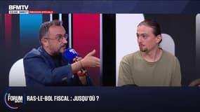 FORUM BFMTV - Ras-le-bol fiscal: "Si je devais faire mes études ailleurs qu'à Paris, mes parents m'ont dit tu te démerdes", déclare Tidjan Jacquin, étudiant