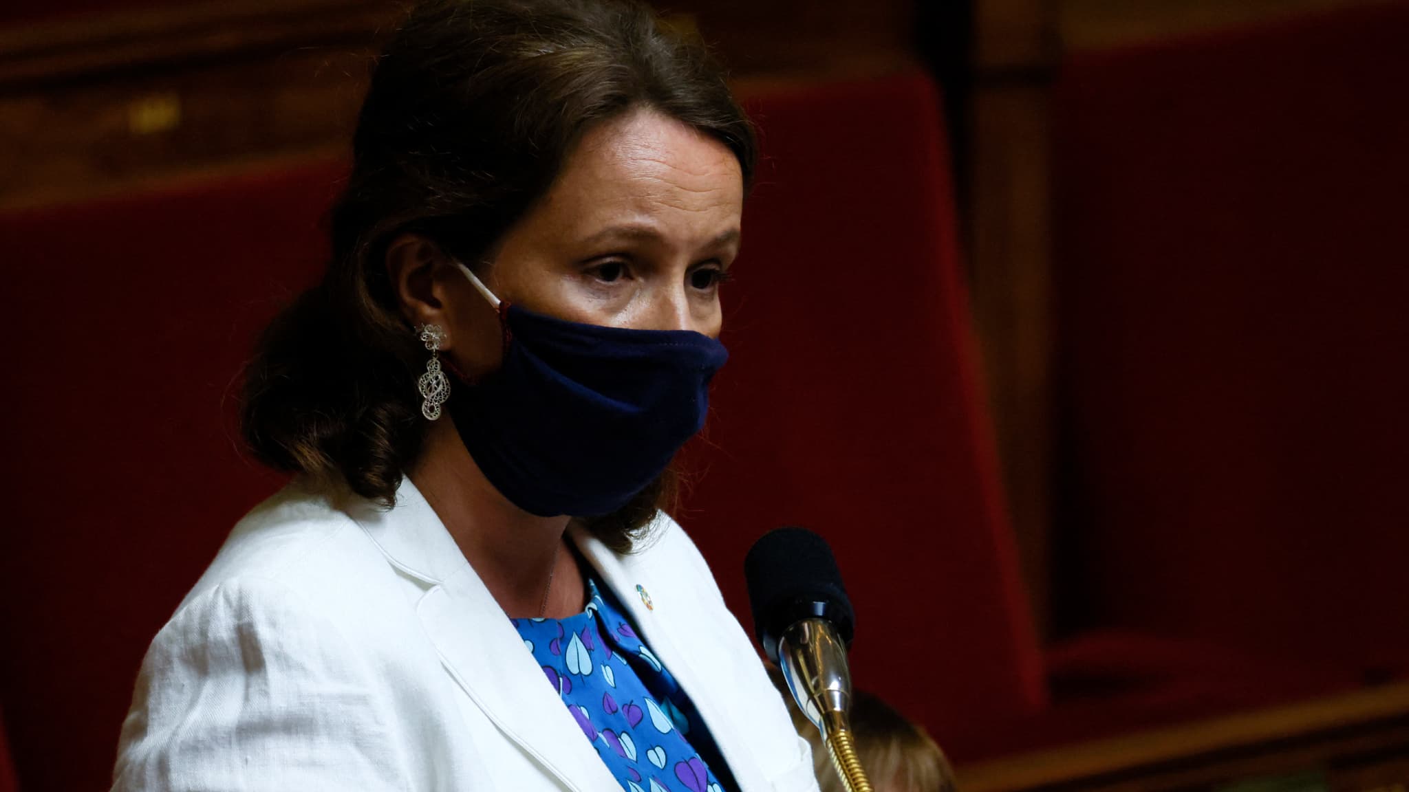 La députée Jennifer de Temmerman, ex-LaREM, dans l'hémicycle de l'Assemblée nationale, le 1er juin 2021. La députée Jennifer de Temmerman, ex-LaREM, dans l'hémicycle de l'Assemblée nationale, le 1er juin 2021.