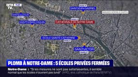 Plomb autour de Notre-Dame: la rentrée reportée dans 5 écoles privées