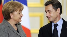 Angela Merkel et Nicolas Sarkozy en février 2012