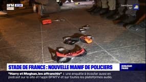 Stade de France: nouvelle manifestation de policiers "en colère"