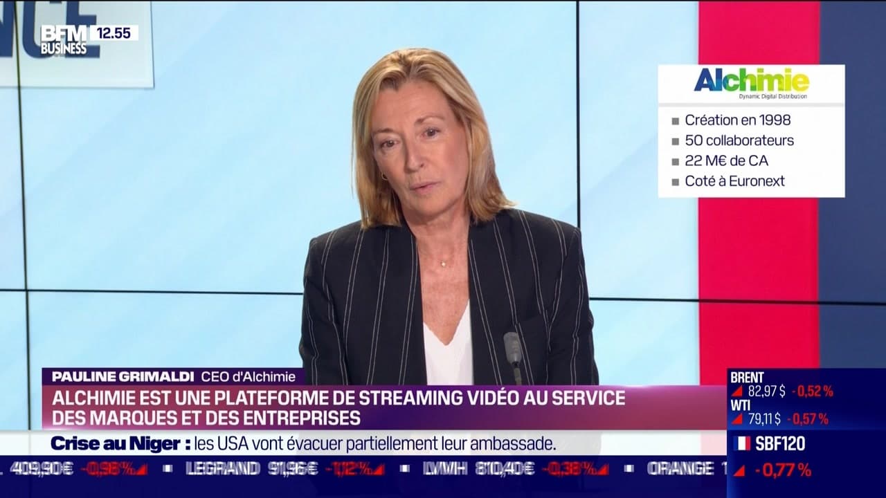 Pauline Grimaldi (Alchimie) : Alchimie est une plateforme de streaming vidéo au service des marques et des entreprises
