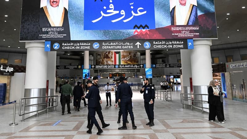 Guerre au Moyen-Orient: les images des dégâts à l'aéroport du Koweït causés par une frappe iranienne meurtrière