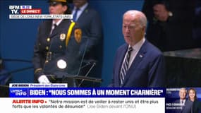 "Nous sommes à un moment charnière", affirme Joe Biden face à l'Assemblée générale de l'Onu
