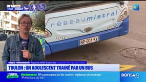 Toulon: un adolescent traîné par un bus