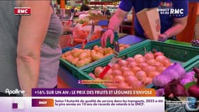 Le prix des fruits et légumes encore en hausse: +16% en un an