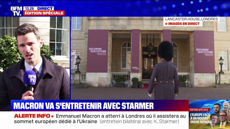 Emmanuel Macron est arrivé à Londres, il va s'entretenir avec Keir Starmer avant le début du sommet