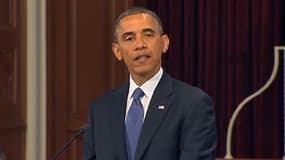 Barack Obama à Boston le 18 avril 2013.