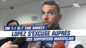 OM 2-2 (6-7 tab) Annecy : Pau Lopez présente ses excuses aux supporters marseillais