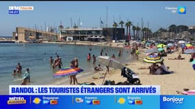 Var: les touristes étrangers sont arrivés à Bandol pour les vacances