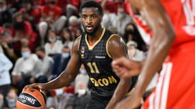 Alpha Diallo lors de Monaco-Belgrade