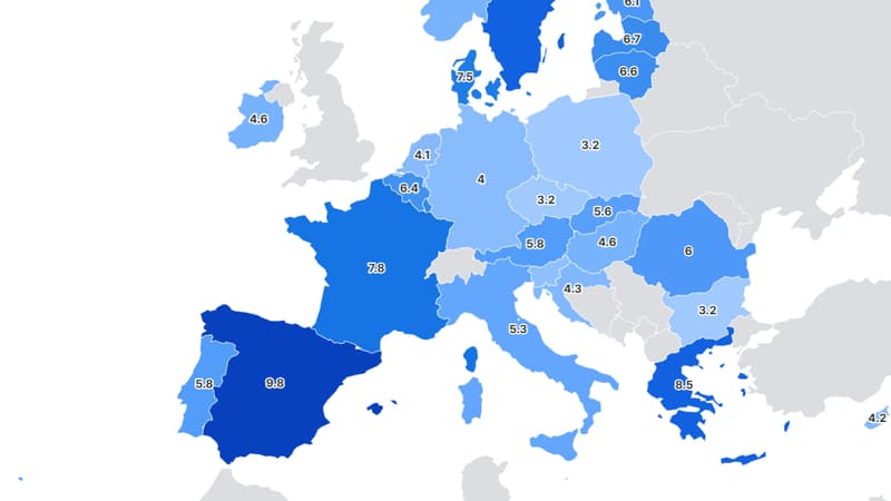 CARTE. La France dans le flop 5, la Finlande nouveau cancre, la Pologne au plein-emploi... Les bons et mauvais élèves européens dans la lutte contre le chômage
