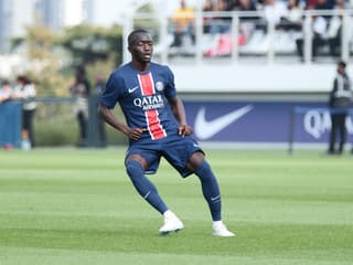 Mahamadou Sangaré lors du match de Youth League entre le PSG et Gérone - le 18/09/2024