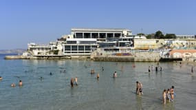 La plage des Catelans à Marseille.