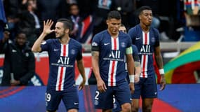Sarabia sourit, Kimpembe grimace