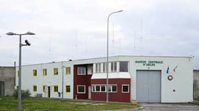 L'entrée de la prison d'Arles, le 2 mars 2022