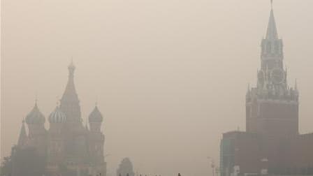 Vue de la Place Rouge. Les proches des victimes de la canicule affluaient lundi dans les morgues de Moscou, où le personnel est débordé. Le chef des services de santé de la ville, Andreï Seltsovski, a annoncé que le nombre des décès avait quasiment doublé