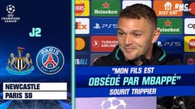Newcastle-PSG : "Mon fils est obsédé par Mbappé" sourit Trippier