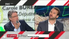 Ugo Bernalicis sur le plateau des Grandes Gueules le 30/07/2019