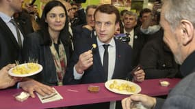 Emmanuel Macron au salon de l'agriculture.
