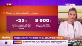 Un restaurateur perd 8000 euros sur ses commandes internet