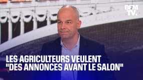 Arnaud Rousseau (FNSEA): les agriculteurs veulent "des annonces avant le salon"