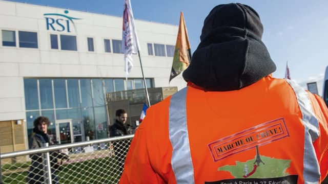 Manifestation de travailleurs indépendants, le 9 mars dernier, pour dénoncer les dysfonctionnements du RSI. (Photo d'illustration)