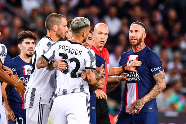 The confusion between Sergio Ramos and Leandro Paredes