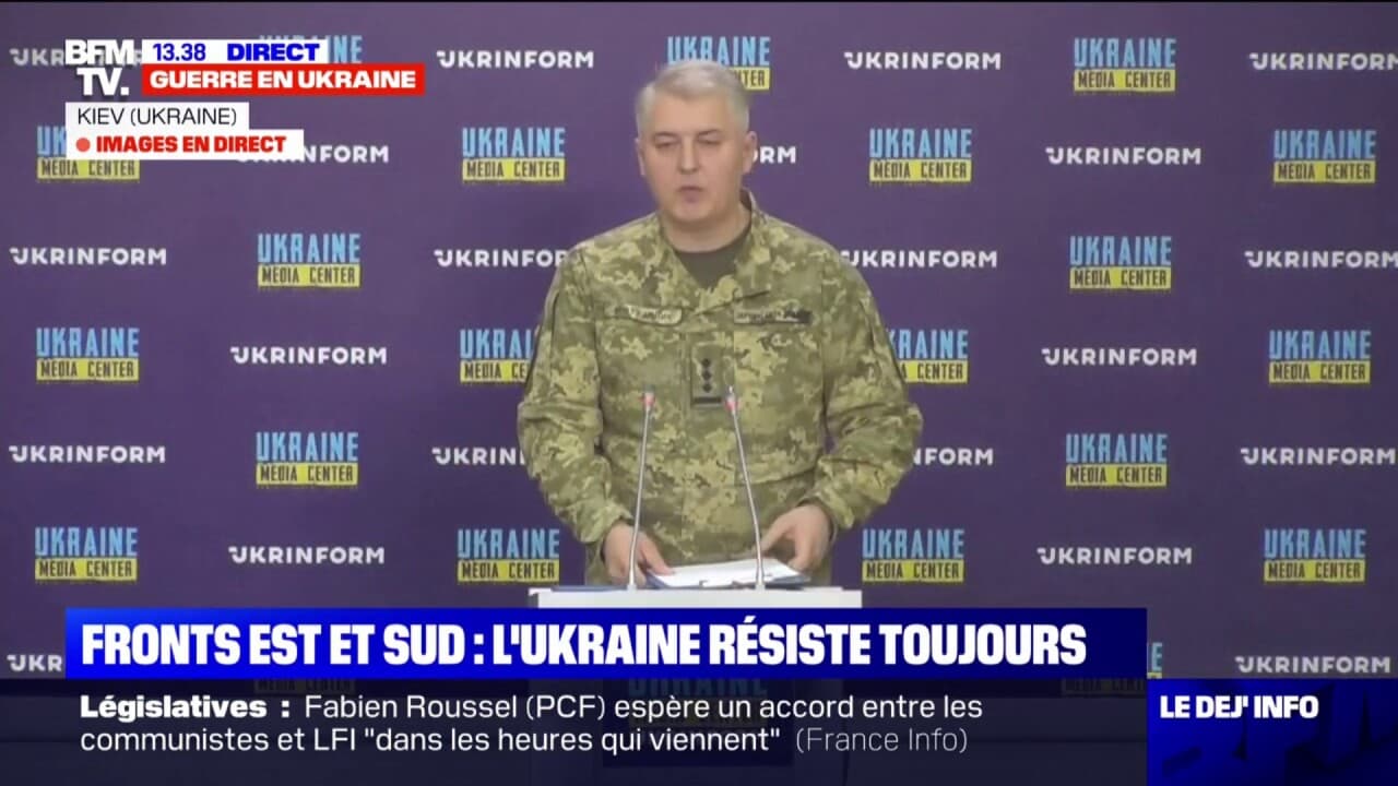 Le Porte Parole Du Ministère Ukrainien De La Défense Fait Le Point Sur Les Actions Des Forces 