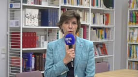 La ministre de l'Europe et des Affaires étrangères Catherine Colonna le 27 septembre 2022 à Kiev