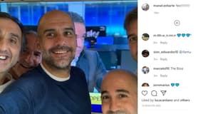 Pep Guardiola et son staff devant la décision du TAS