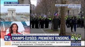 Gilets jaunes: à quoi servent les points de contrôle sur les Champs-Elysées?