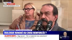 Retraites: Philippe Martinez "a alerté Edouard Philippe sur la situation du pays"