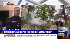 450 sapeurs-pompiers mobilisés pour lutter contre l'incendie en Lozère et dans l'Aveyron