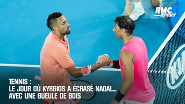 Tennis : Le jour où Kyrgios a écrasé Nadal... avec une gueule de bois