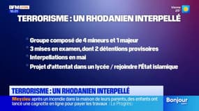 Cinq personnes interpellées pour terrorisme, dont un Rhodanien