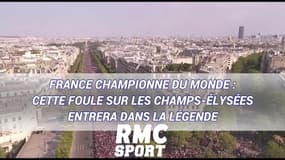 France championne du monde : Cette foule sur les Champs-Élysées entrera dans la légende