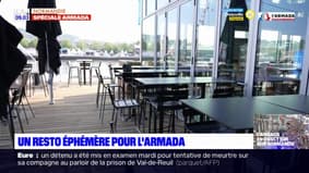 Armada 2023: un restaurant éphémère sur les quais de Rouen