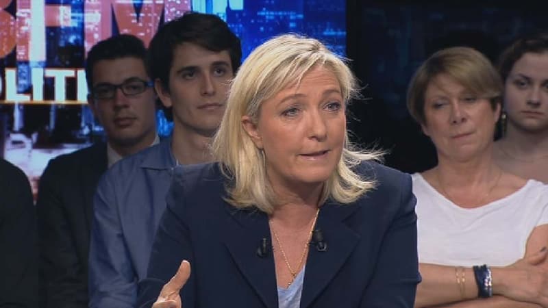Marine Le Pen sur BFMTV dimanche 14 juin 2015.