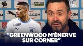 OM : Pourquoi Greenwood "énerve" De Zerbi sur corner