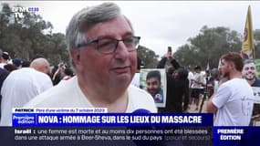 Patrick, père d'une victime du 7-Octobre, se recueille un an après sur les lieux du festival Nova