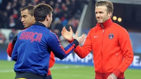 Lionel Messi et David Beckham