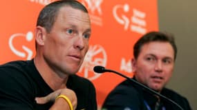 Lance Armstrong et Johan Bruyneel