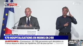 Jérôme Salomon: "Pour tous les soignants, le Covid-19 sera reconnu comme maladie professionnelle"