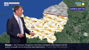 Météo: un ciel chargé ce samedi, jusqu'à 3°C à Rouen