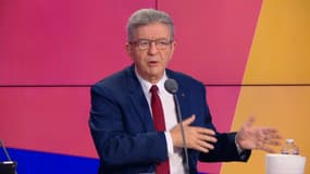 Jean-Luc Mélenchon sur le plateau des "Grandes Gueules" le 29 septembre 2023