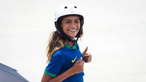 Rayssa Leal lors des JO de Tokyo