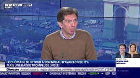 Bertrand Martinot (Siaci Saint Honoré): Chômage, une baisse en "trompe l'œil" au 4e trimestre (Insee) - 16/02